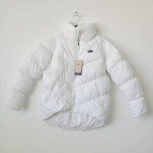 Nike Womens Sportswear Windpuffer Therma-Fit Jacket FB8788-100 Size XS White
